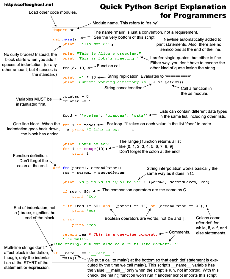 Quick Python Script Explanation for Programmers