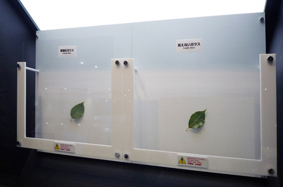 日本电气硝子公司开发的隐形玻璃